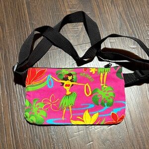Hawaiian Print Fanny Bag